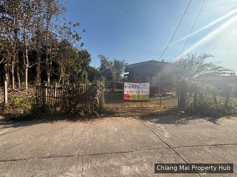 ขายบ้านพร้อมที่ดินแปลงสวย ทำเลศักยภาพ ดอยสะเก็ด เชียงใหม่ เนื้อที่ 208