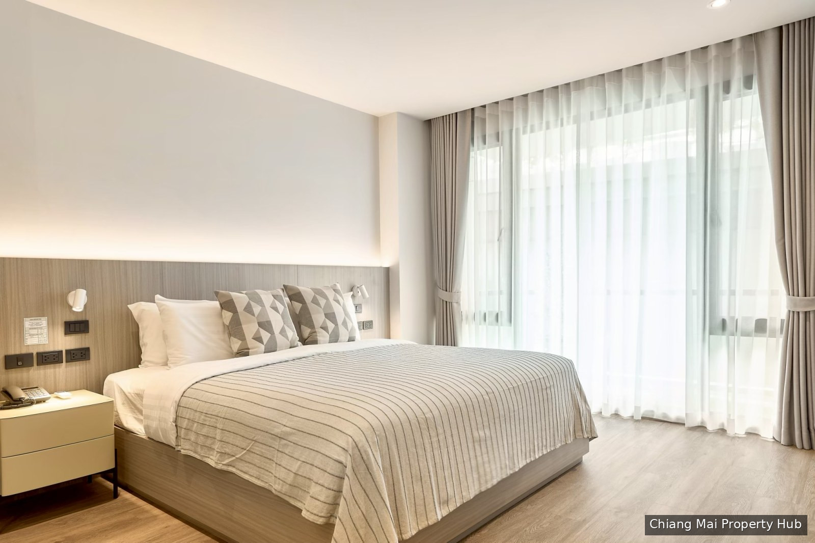 Serviced Apartment for Rent – 1 Bedrooms, 2 Bathrooms (78 sqm) – 55,000 THB/Month